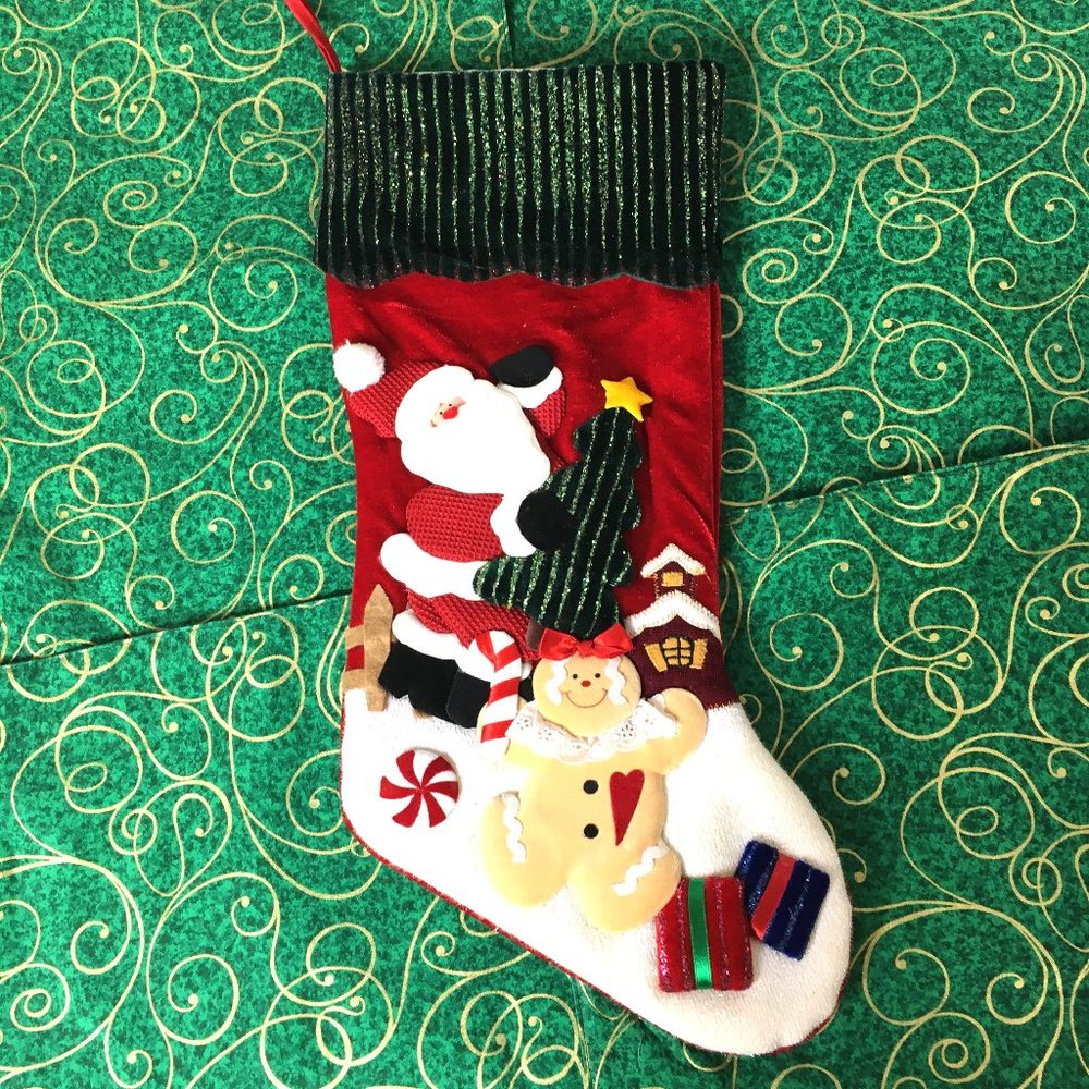 Prima Santa Claus Christmas Stocking